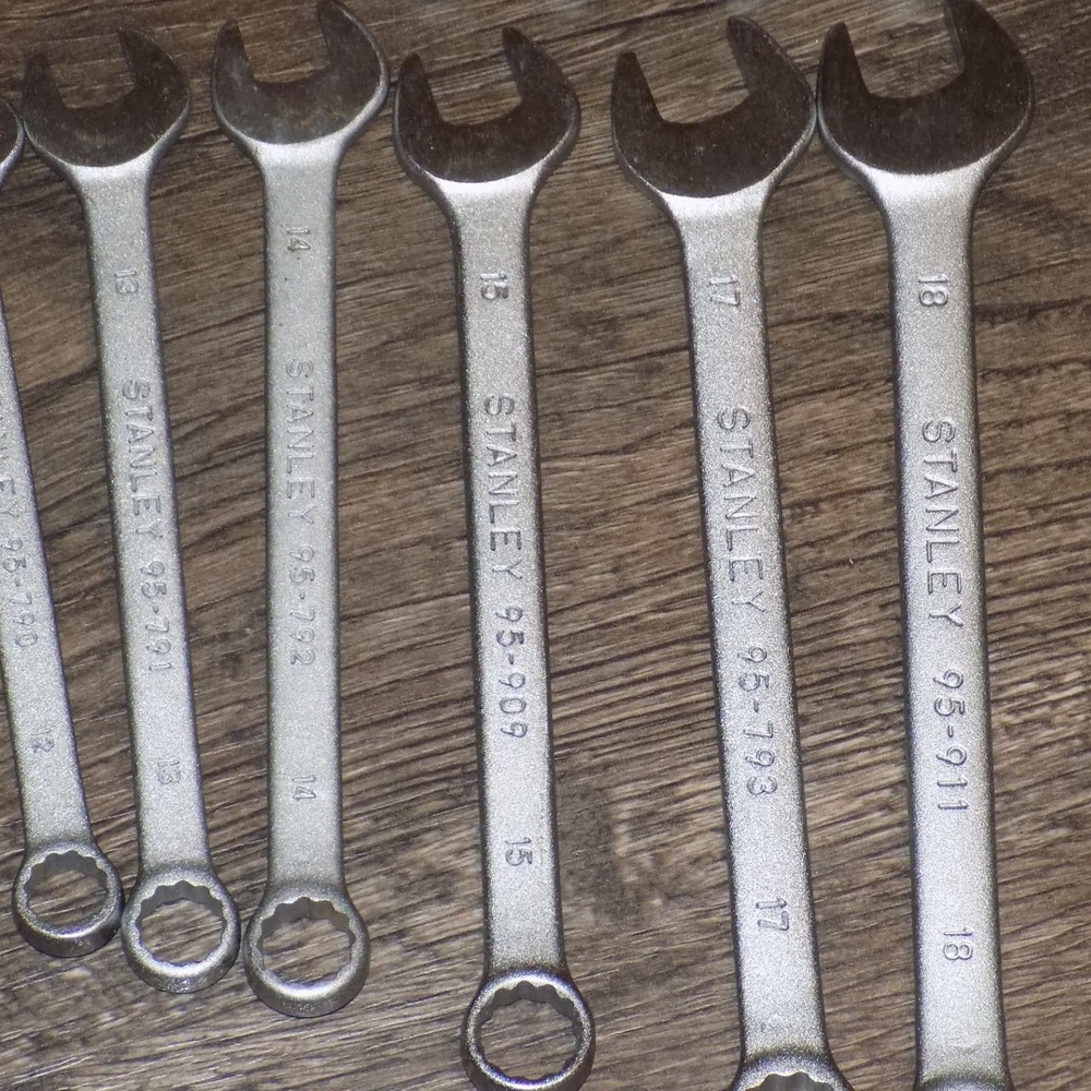 Stanley Combination Wrench Set SAE Metric 20 Piece Hand Tools - Picture 6 of 8